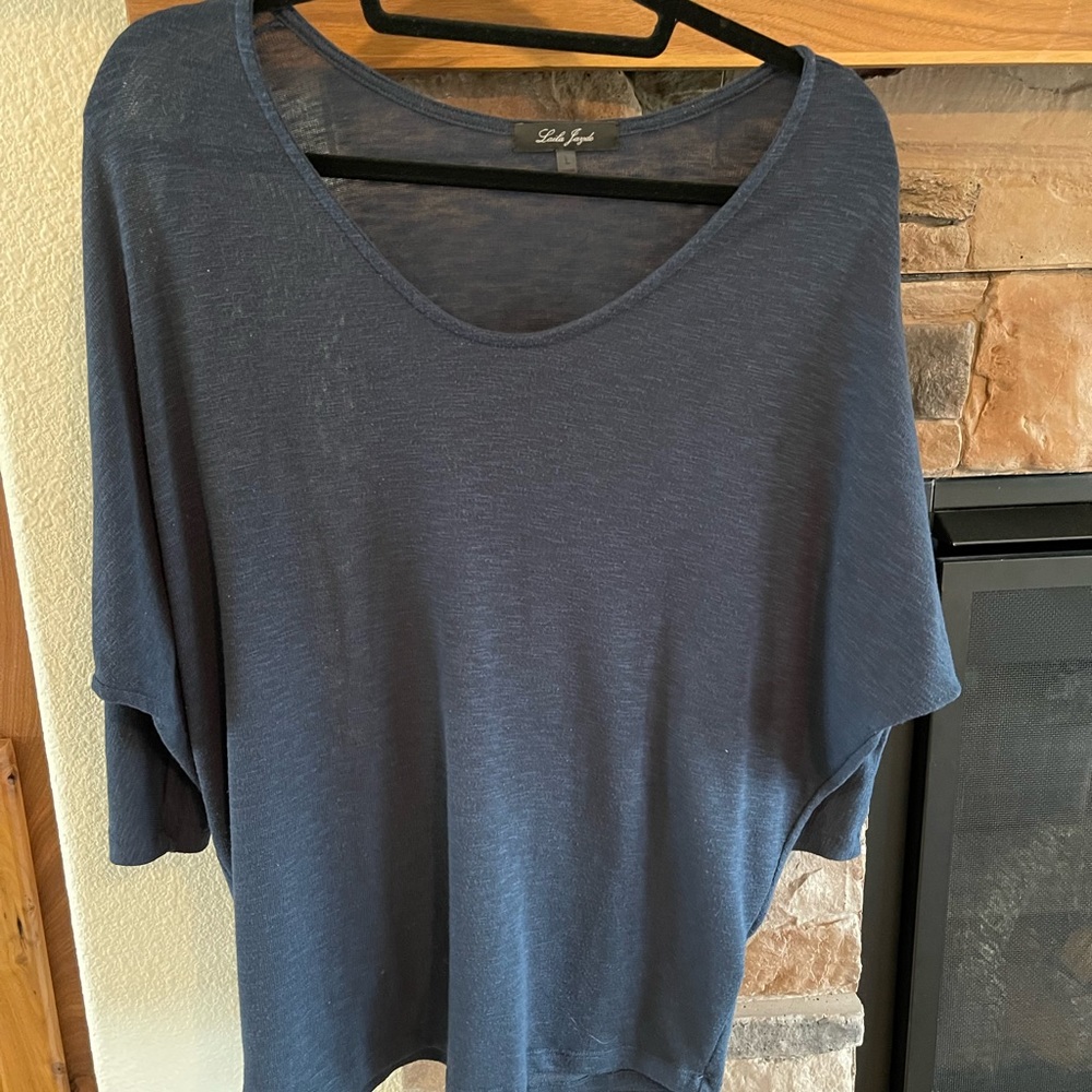Dark Blue Slub Type Top